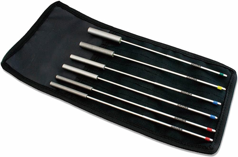 6-Piece Triangle Beater Set with Storage Case - Professional Percussion Mallets for Drummers & Music Students - Perfect for Orchestras, Bands & Music Classrooms