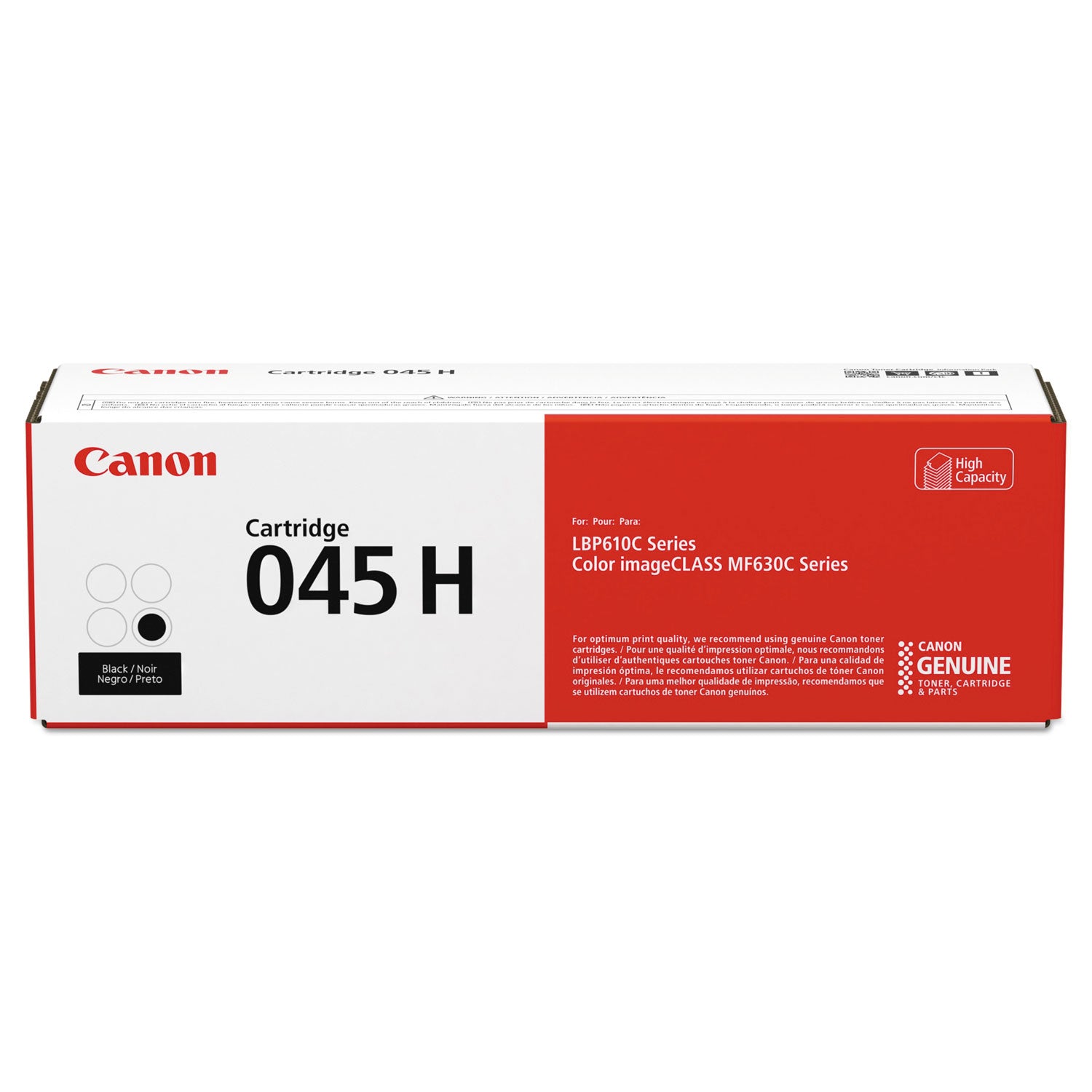 High Yield Black Toner Cartridge (1246c001-045) - 2800 Page Yield for Laser Printers - Ideal for Office & Home Printing