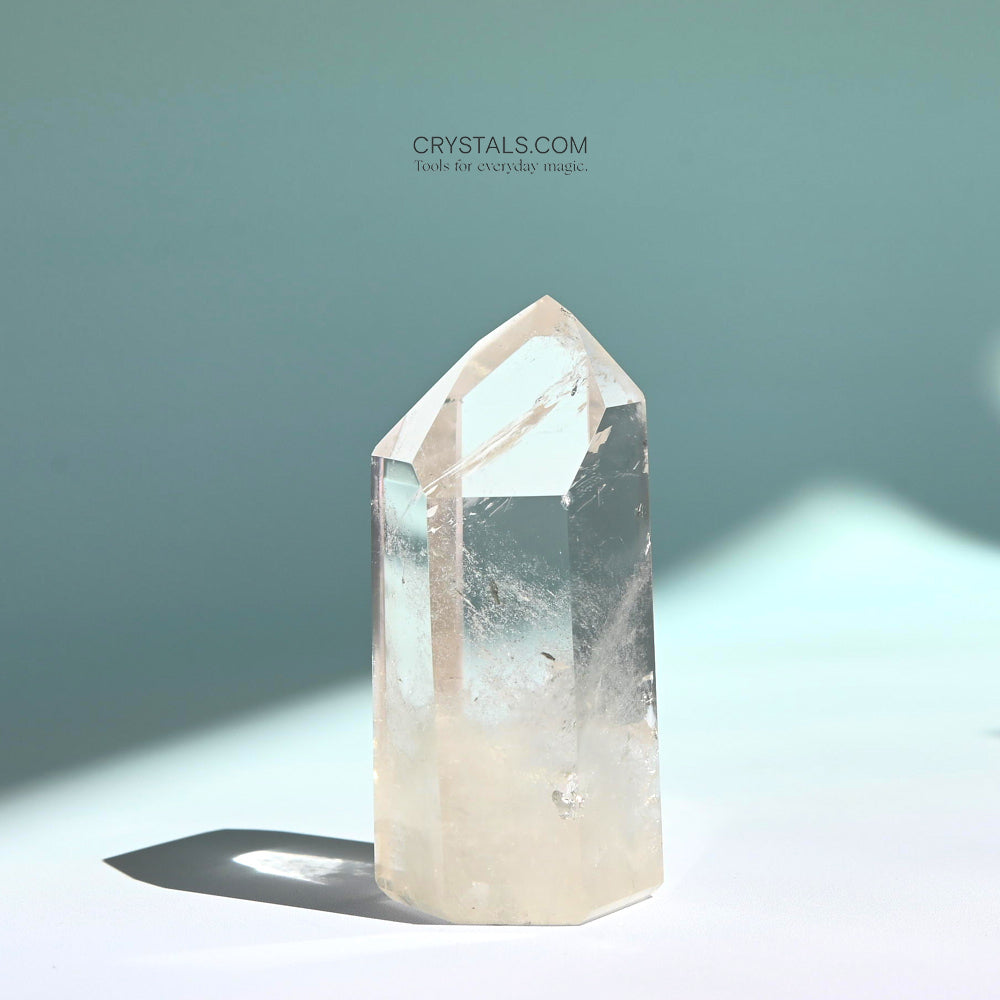 Natural Clear Quartz Crystal Point - Healing Stone for Meditation, Energy Cleansing & Chakra Balancing | Perfect for Home Decor, Yoga & Spiritual Practices