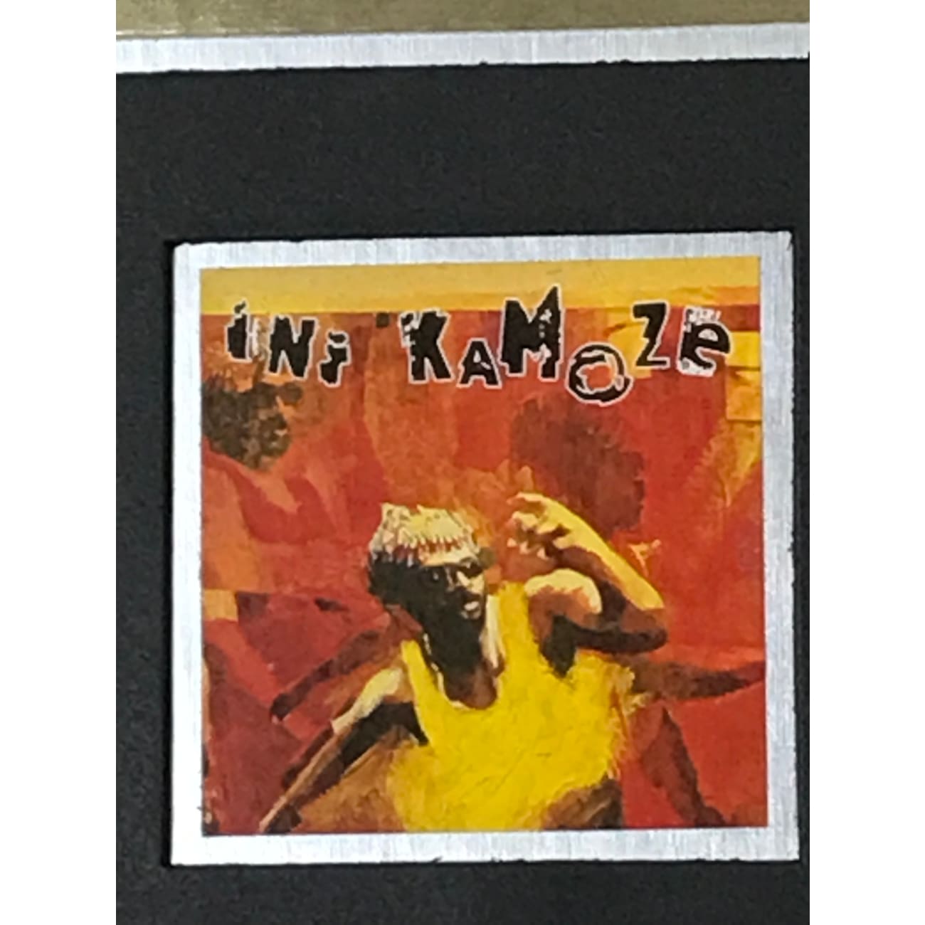 Ini Kamoze - Here Comes The Hotstepper RIAA Gold Single Award - Perfect for 90s Dance Parties & Reggae Music Collections