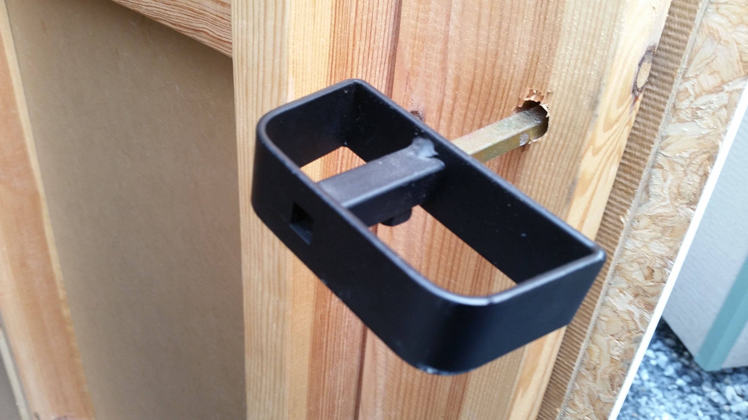 Heavy Duty Shed Door T-Handle Lock Kit with 5.5