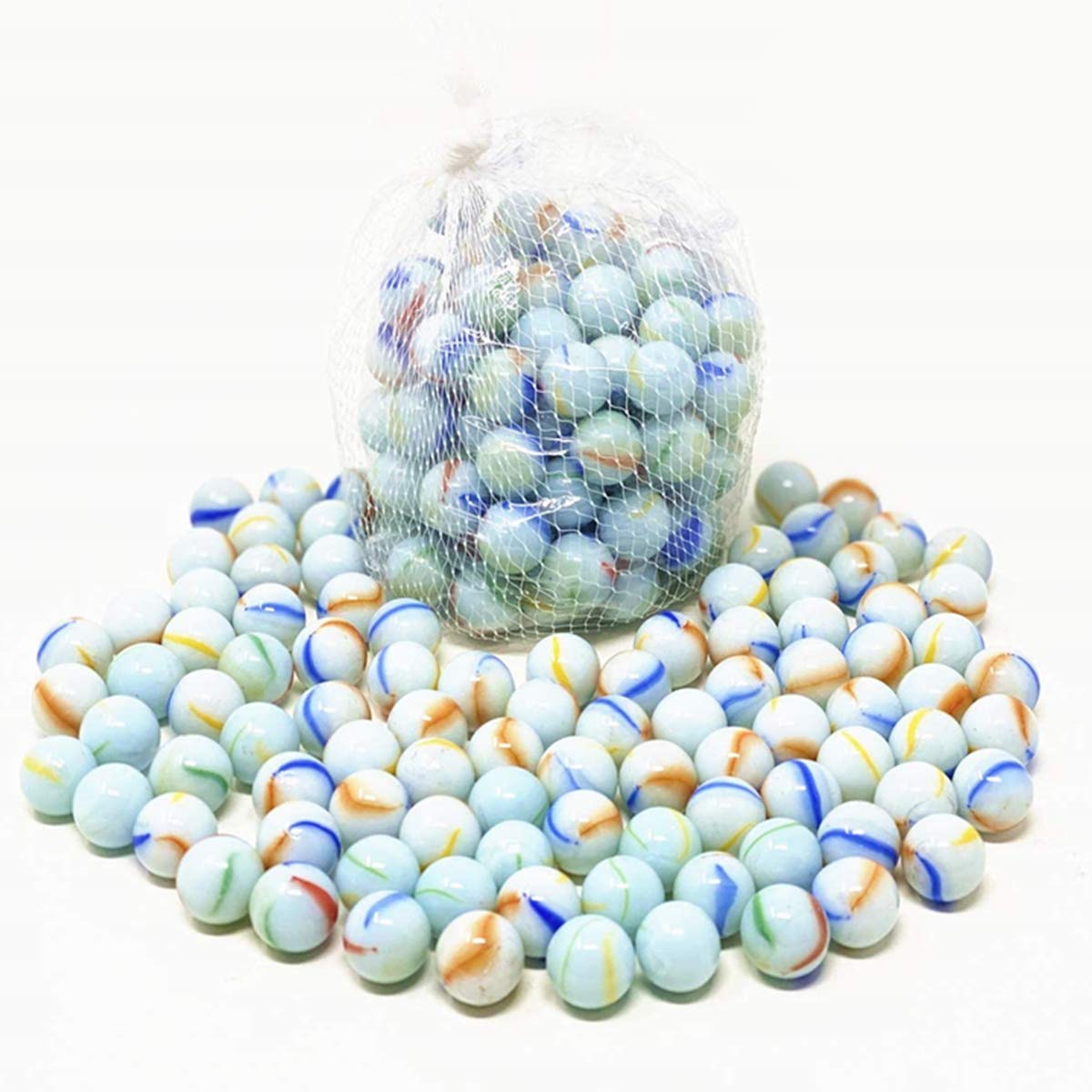 300-Piece Premium Glass Marble Set - 5/8