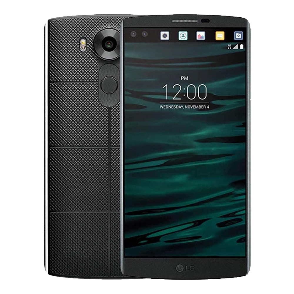 LG V10 Smartphone 64GB Space Black - AT&T GSM Unlocked, Durable Design with Dual Screen & Hi-Fi Audio for Streaming, Gaming & Productivity