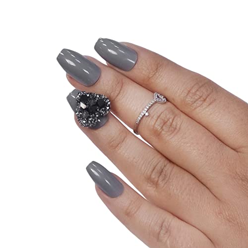 Beromt False Nails Kit - Flexible Adjustable Fake Nails for Acrylic Nail Practice with Nail Jewelry & Adhesive Stickers (Model BFNC09UC) - Perfect for Nail Art Training, Parties & Salon Practice