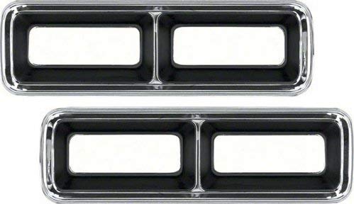 1968 Camaro Tail Lamp Bezel Set (Pair) - High-Quality Replacement for Classic Chevy Camaro - Perfect for Restoration Projects & Car Shows