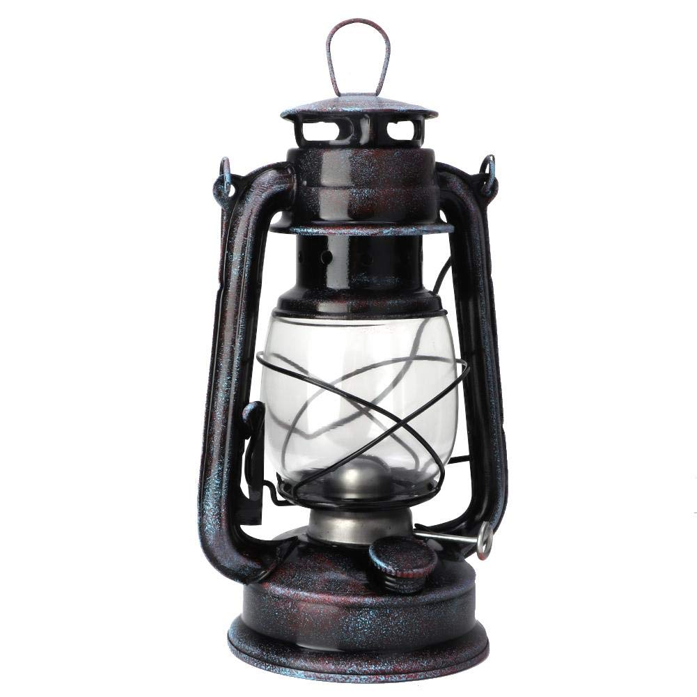 Vintage 24cm Retro Classic Kerosene Lamp - Portable Oil Lantern for Outdoor Camping, Emergency Lighting, Home Decor & Wall Lights | Rustic Ambiance for Patio, Garden & Power Outages