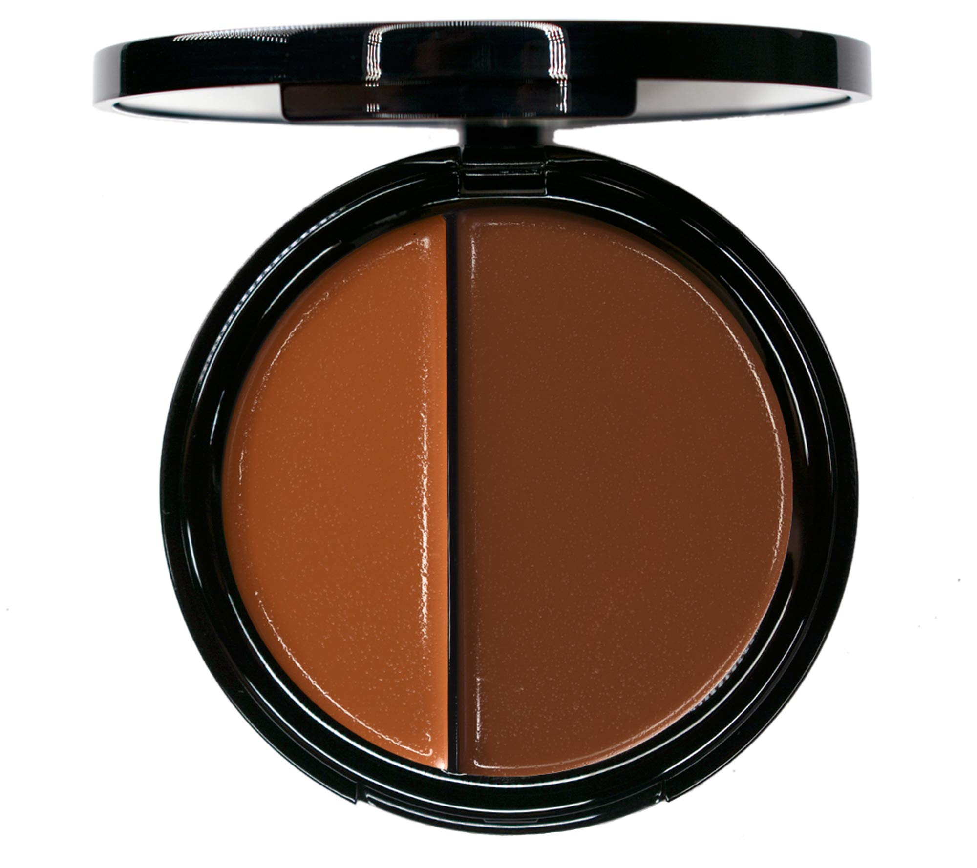 EVE PEARL 5-Piece Full Coverage Face, Cheek & Lip Makeup Set - Foundation, Blush, Lipstick with Professional Brushes (Deep) - Perfect for Daily Makeup, Professional Looks & Special Occasions