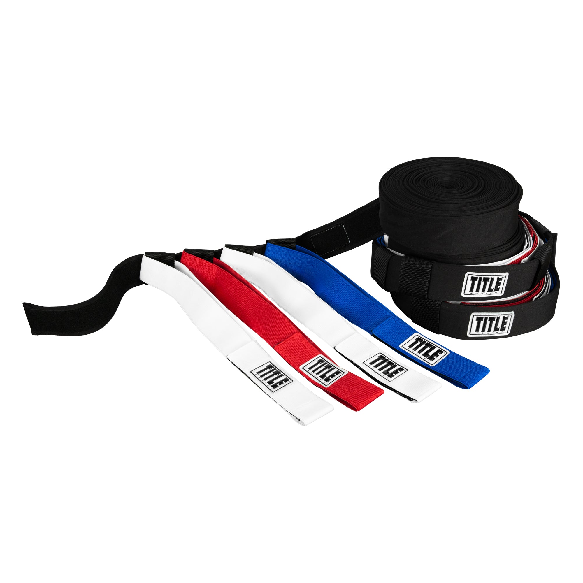 TITLE Boxing Portable Ring Ropes - Adjustable Training Equipment for Home & Gym - Perfect for Boxing, MMA, and Fitness Workouts