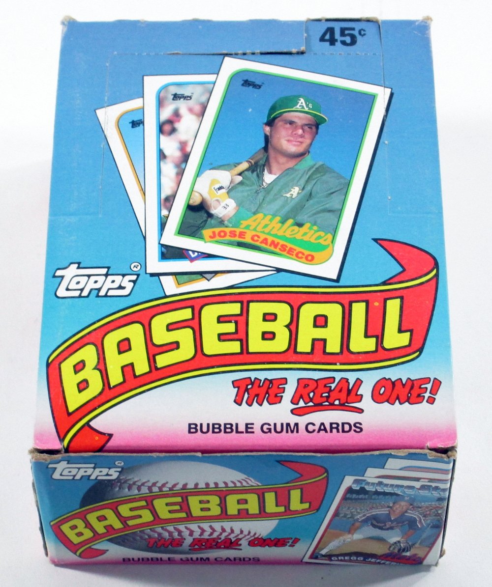 1989 Topps Baseball Cards Complete Box - 36 Packs | Vintage MLB Trading Cards Collection for Sports Memorabilia & Investment | Perfect for Collectors, Gift Giving & Display
