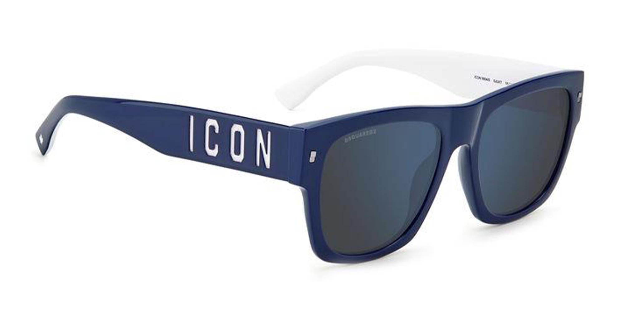DSQUARED2 Icon 0004/S Sunglasses - Polarized UV Protection Aviator Sunglasses for Men & Women - Perfect for Driving, Beach & Outdoor Activities