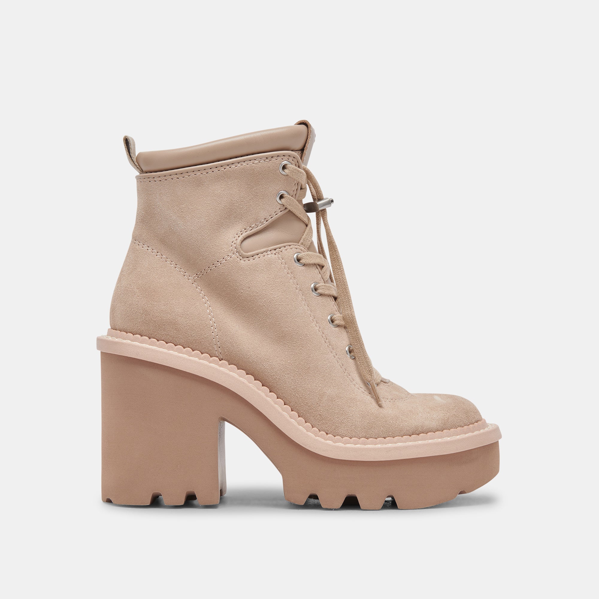 DOMMIE BOOTS TAUPE SUEDE - Stylish Women's Ankle Boots for Fall & Winter Fashion | Comfortable Casual & Dressy Footwear for Work, Date Night & Everyday Wear