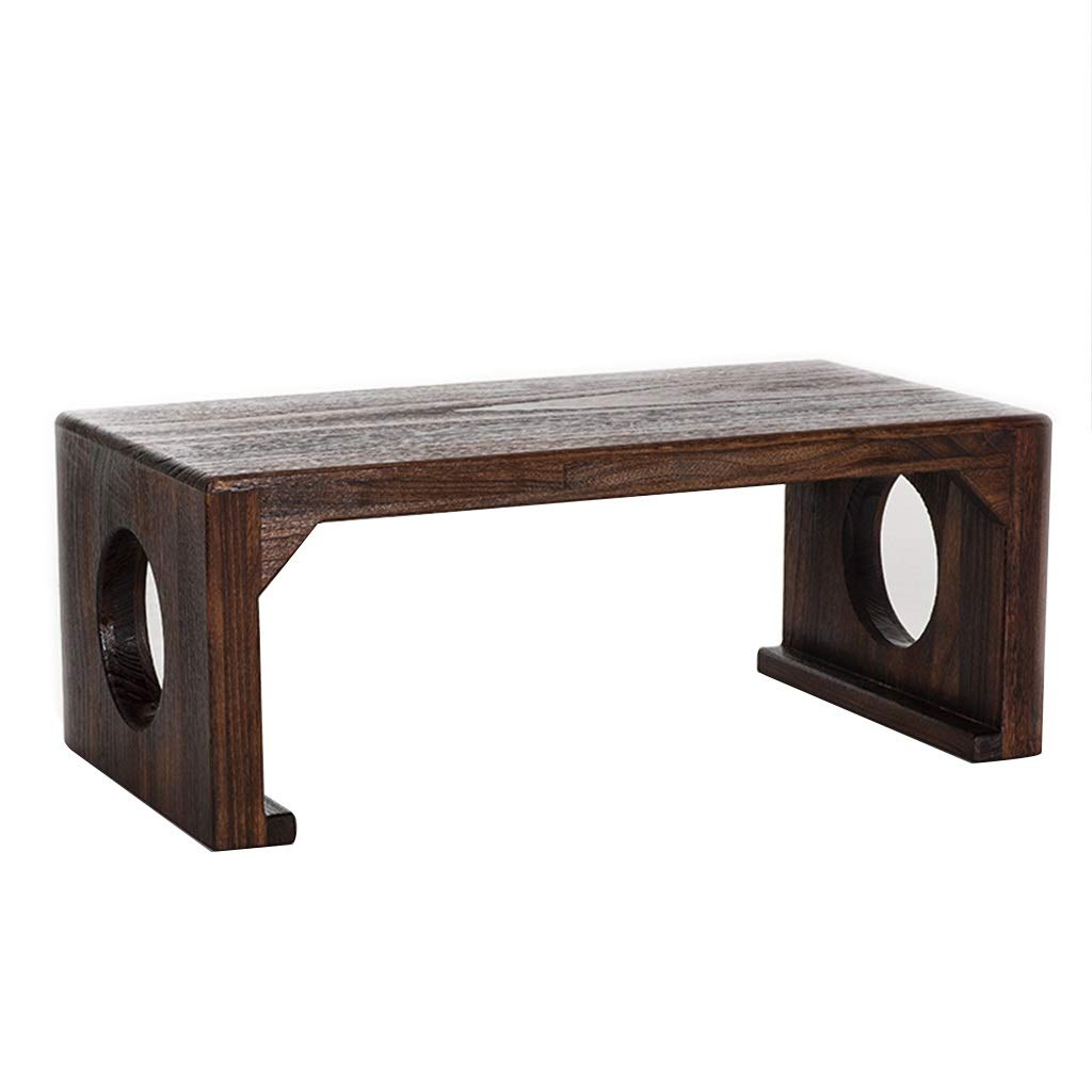 Premium Solid Wood Guqin Table - Compact Window Desk for Study, Painting, Breakfast & Laptop Use - 60x40x30cm Brown Multi-Purpose Table - Perfect for Small Spaces, Home Office & Tea Ceremonies