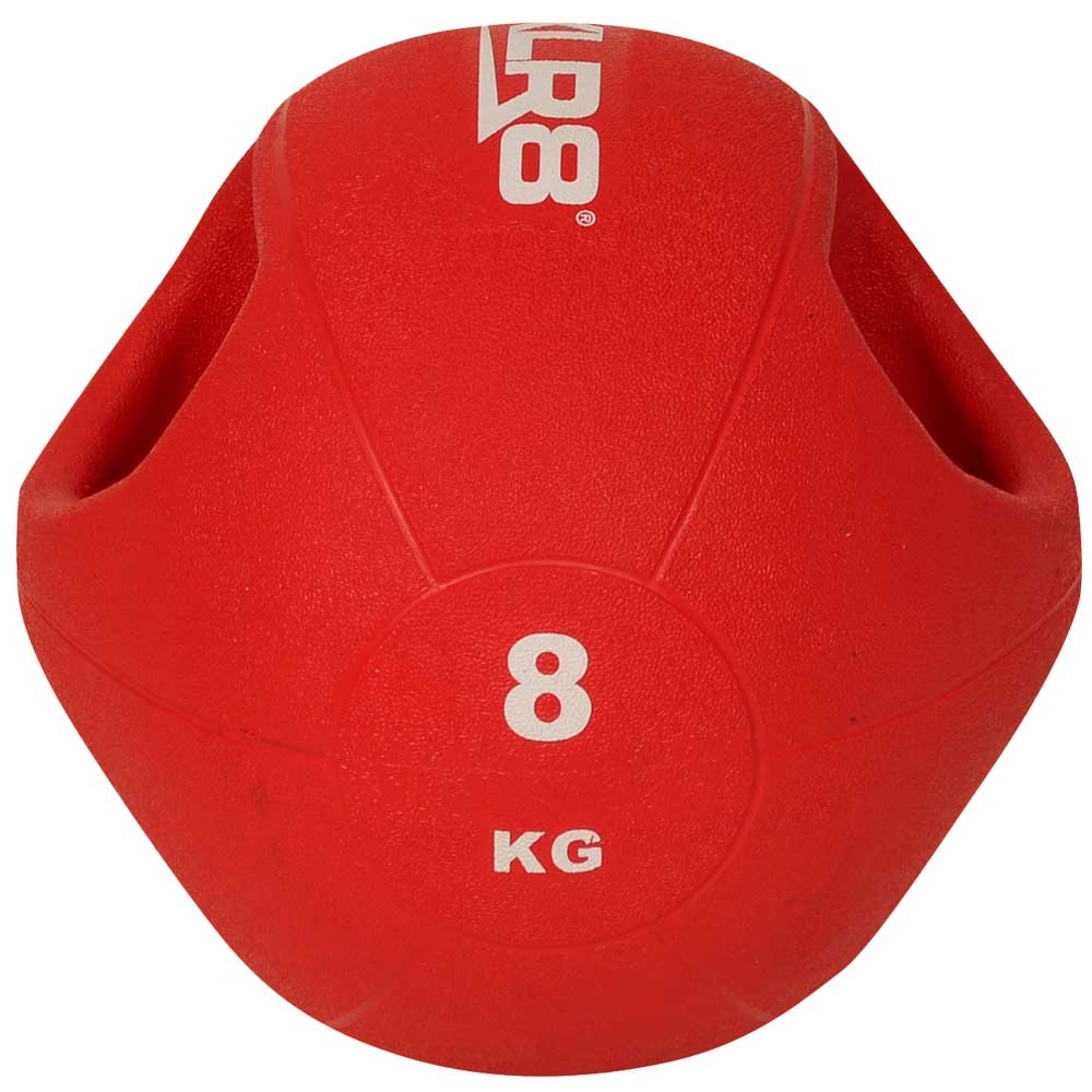 XLR8 Double Grip Medicine Ball for Strength Training - 12LB Weighted Exercise Ball for CrossFit, Gym Workouts & Home Fitness - Perfect for Slam, Wall Ball & Functional Training Exercises