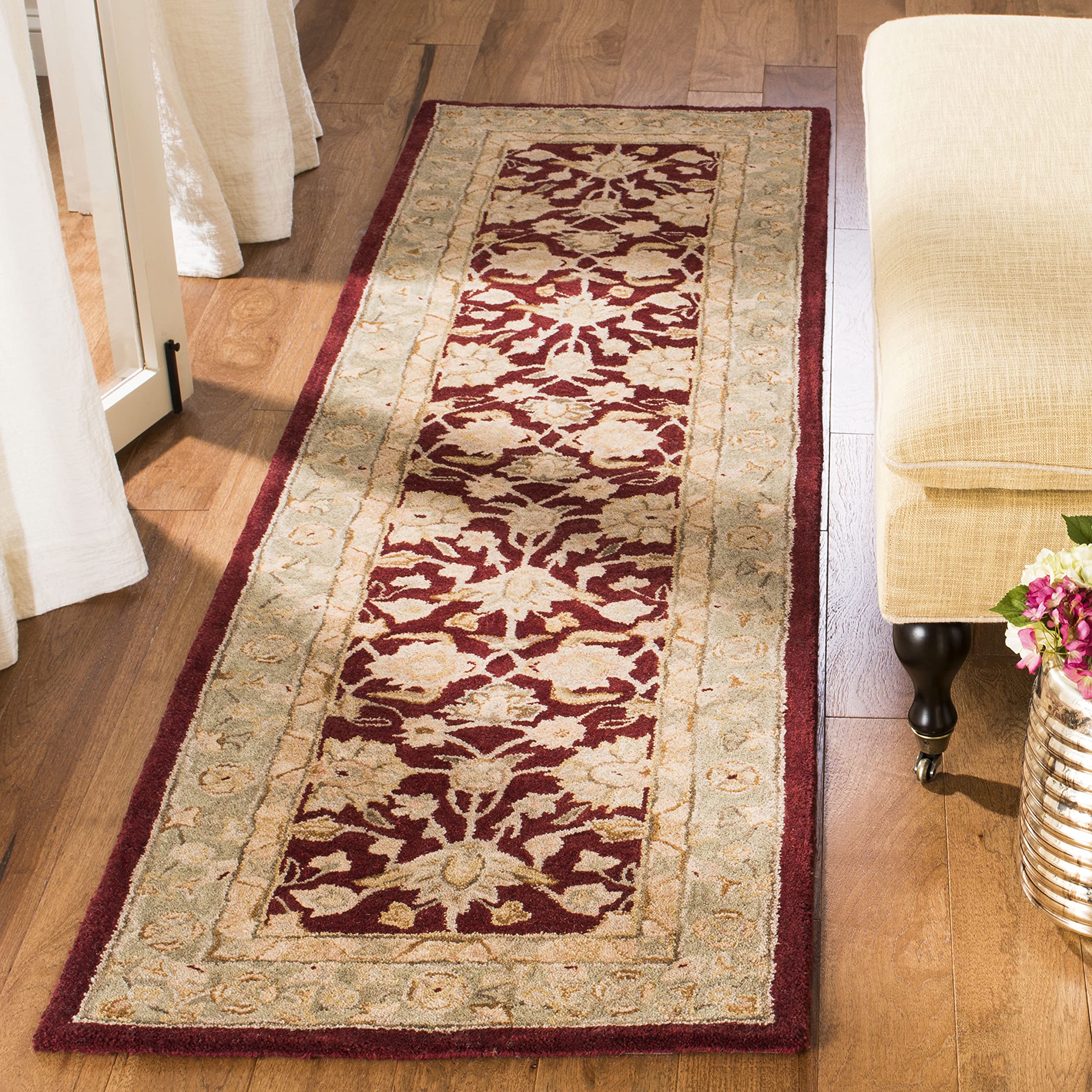 SAFAVIEH Anatolia Collection Handmade Traditional Oriental Wool Runner Rug - 2'3