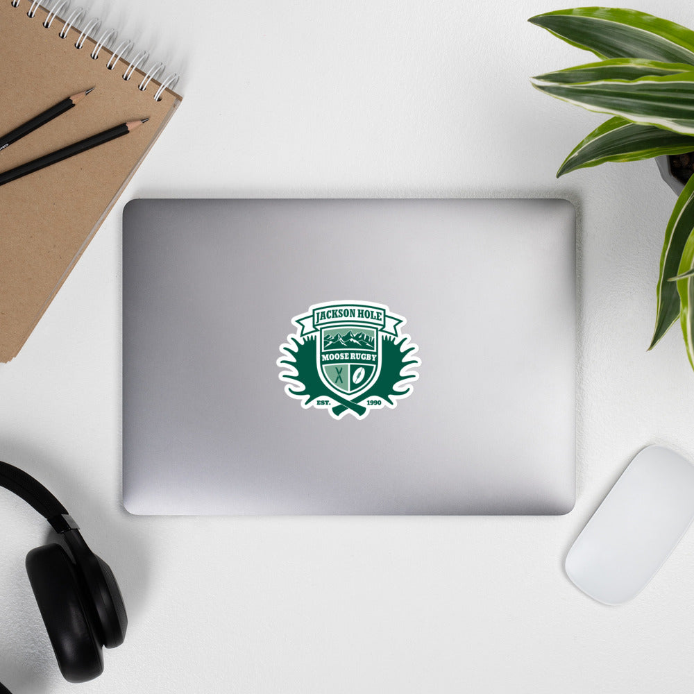 JH Moose Rugby Stickers - Premium Vinyl Decals for Rugby Fans, Sports Locker, Water Bottles & Laptop Decor