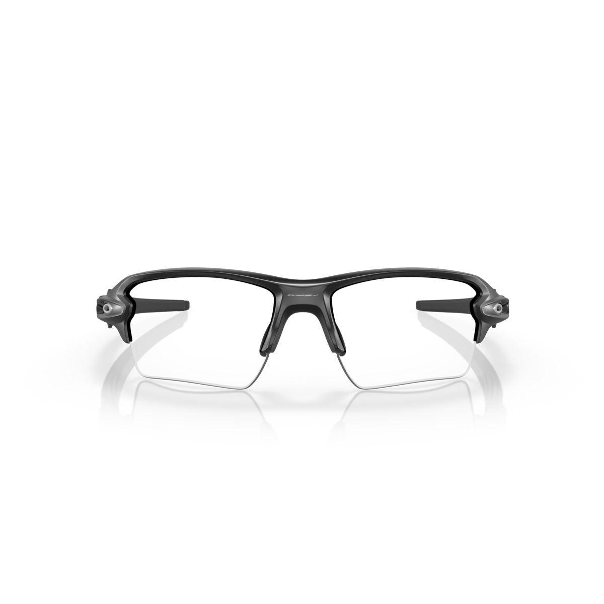 Oakley Flak 2.0 XL Sunglasses Matte Black Frame with Clear Lenses - Polarized Sports & Driving Shades for Men & Women - Perfect for Running, Cycling, and Outdoor Activities