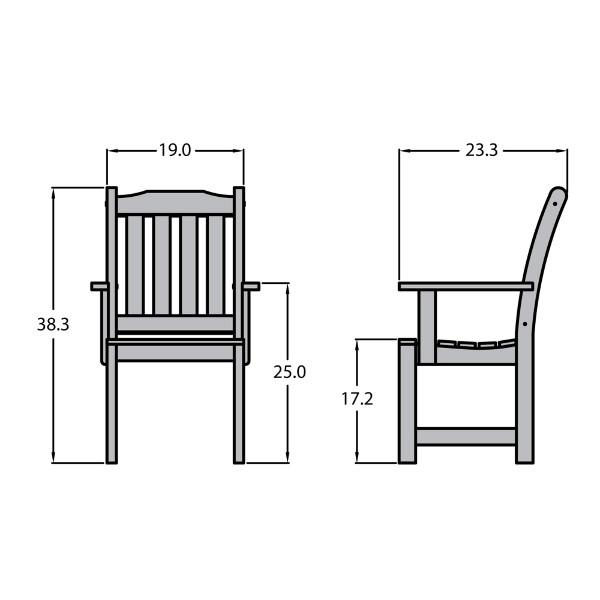 Lehigh 7-Piece Rectangular Outdoor Dining Set - Patio Furniture for Garden, Backyard, Poolside & BBQ Gatherings