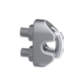 Stainless Steel 316 Wire Rope Grip 3.2mm - Heavy Duty Cable Clamp for Marine, Rigging & Construction Use