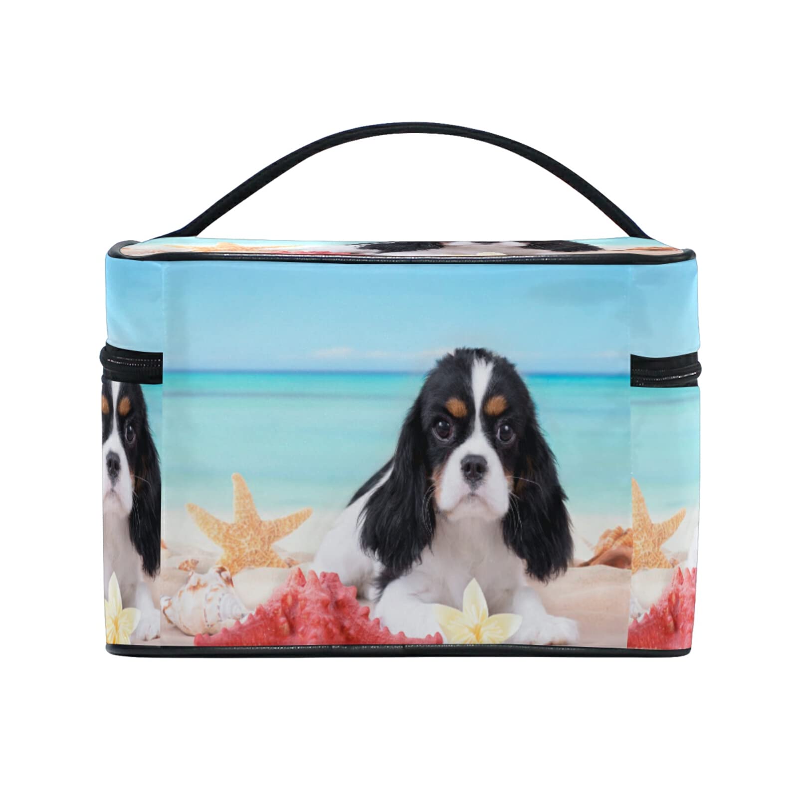 Cute Pug Dog Shell Makeup Bag for Women - Waterproof Cosmetic Organizer & Travel Toiletry Case - Perfect for Travel, Gym, and Daily Makeup Storage