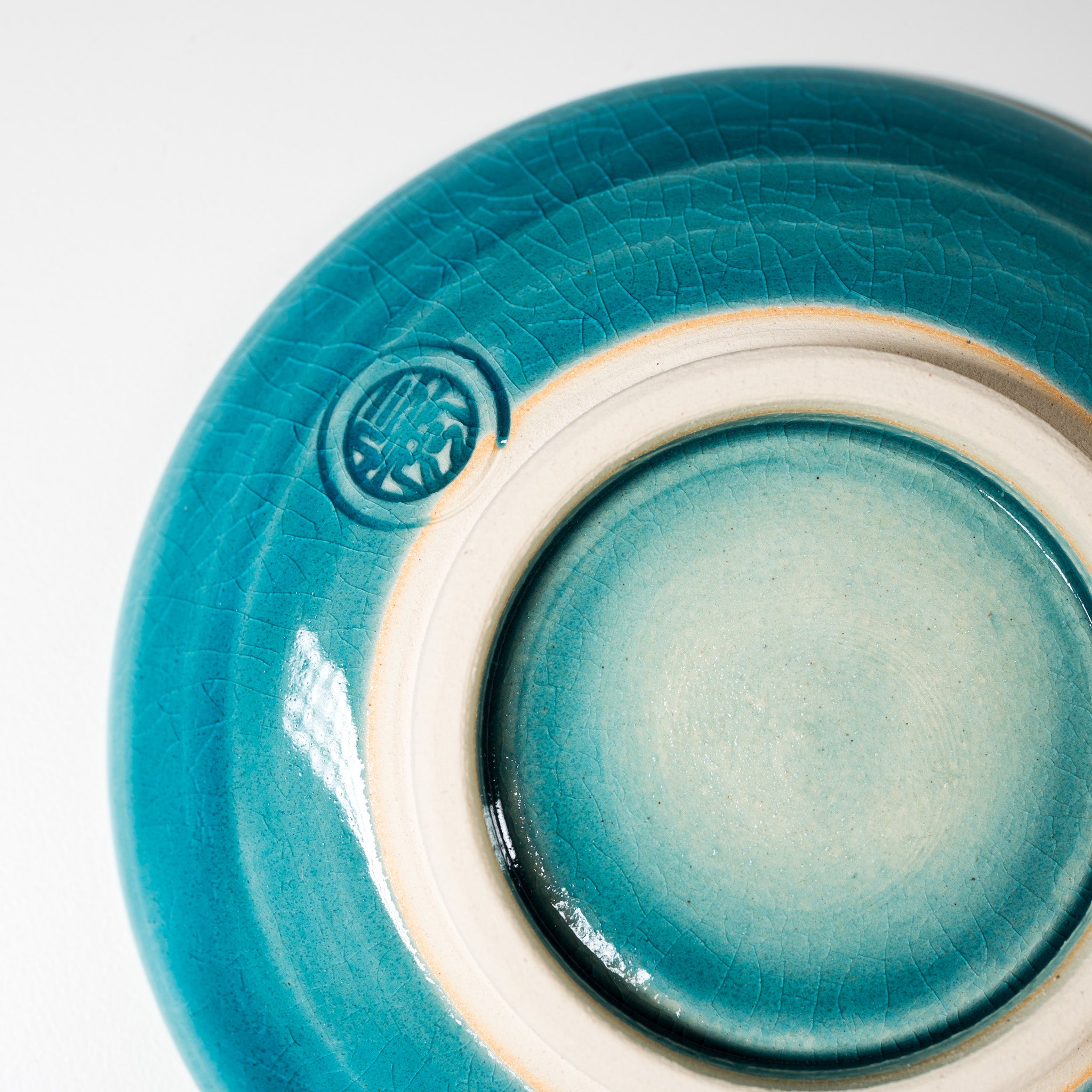 NINSHU 13 cm Single Plate - Souku Blue Ceramic Dish for Japanese Cuisine, Sushi, Desserts & Home Decor