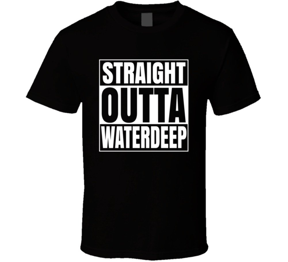 Dungeons and Dragons Waterdeep City of Splendors T-Shirt - Fantasy RPG Gaming Tee for D&D Fans - Perfect for Game Nights & Conventions