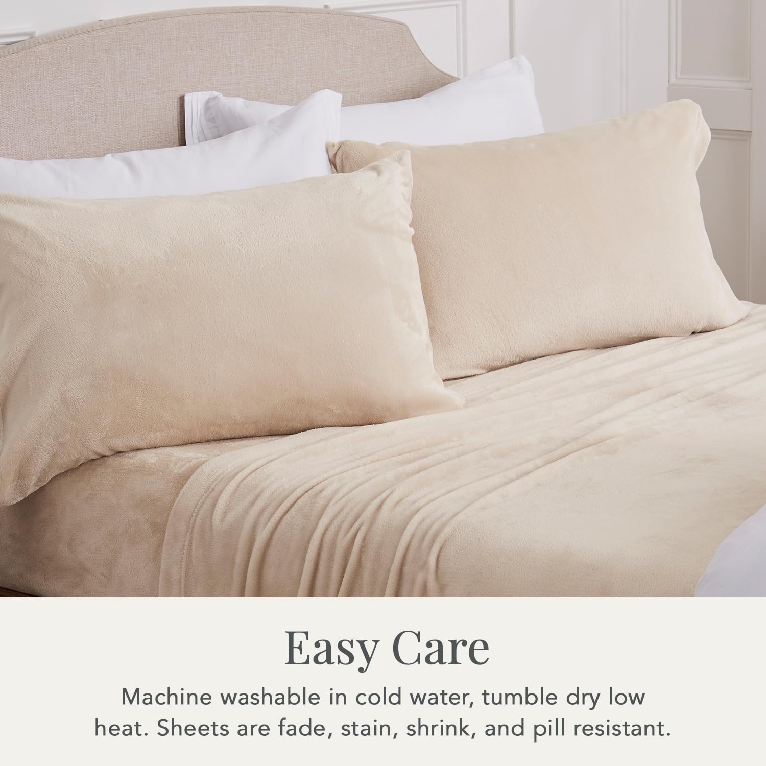 Ultra Soft Micro Fleece Sheets Set with 18