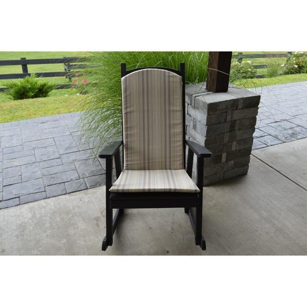 A & L Furniture Full Rocker Cushion Replacement - Comfortable Rocking Chair Cushion Set for Indoor & Outdoor Use - Perfect for Porch, Patio, and Nursery Relaxation