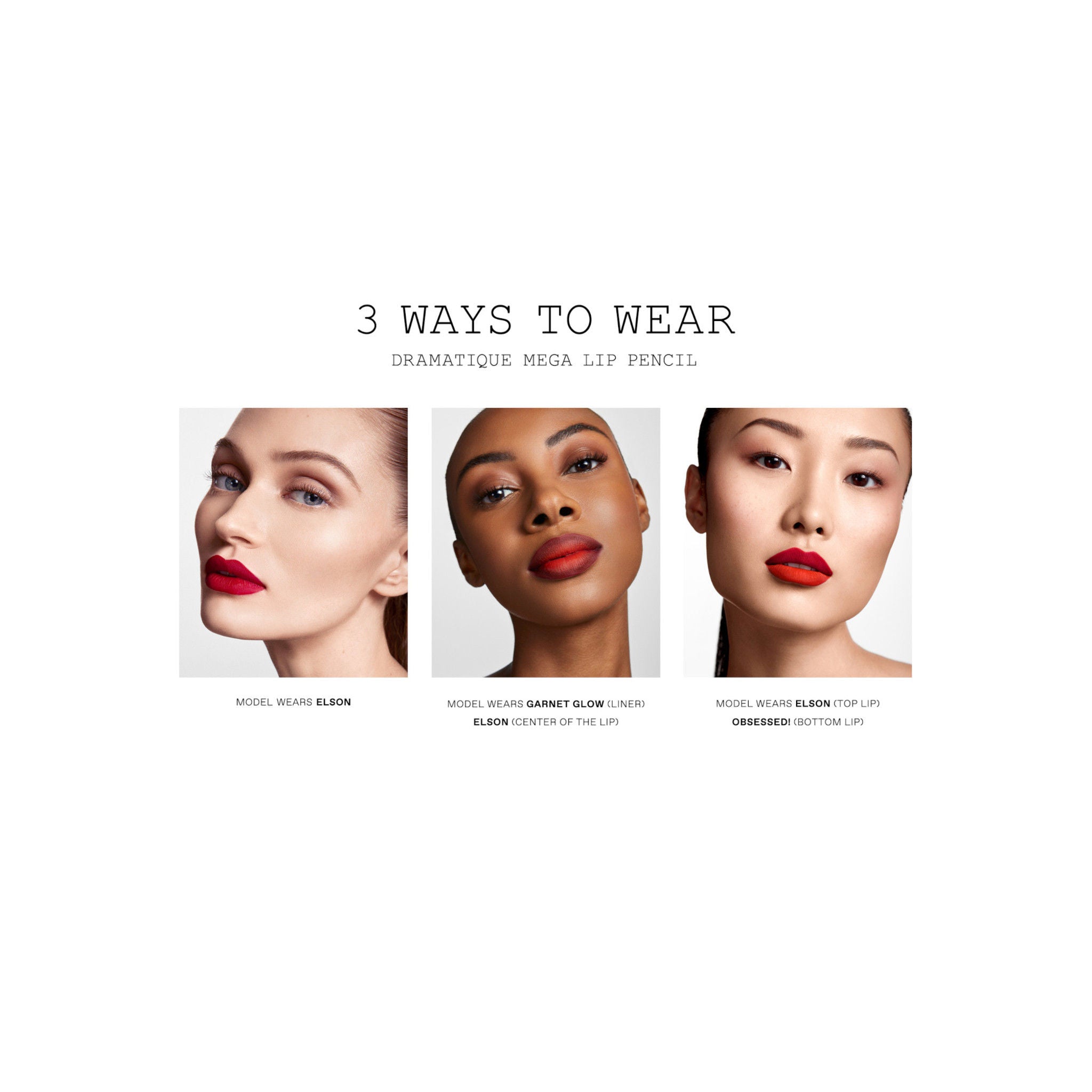 Dramatique Mega Lip Pencil - Long Lasting Matte Lip Liner for Bold & Precise Lip Definition - Perfect for Everyday Wear, Special Occasions & Makeup Looks