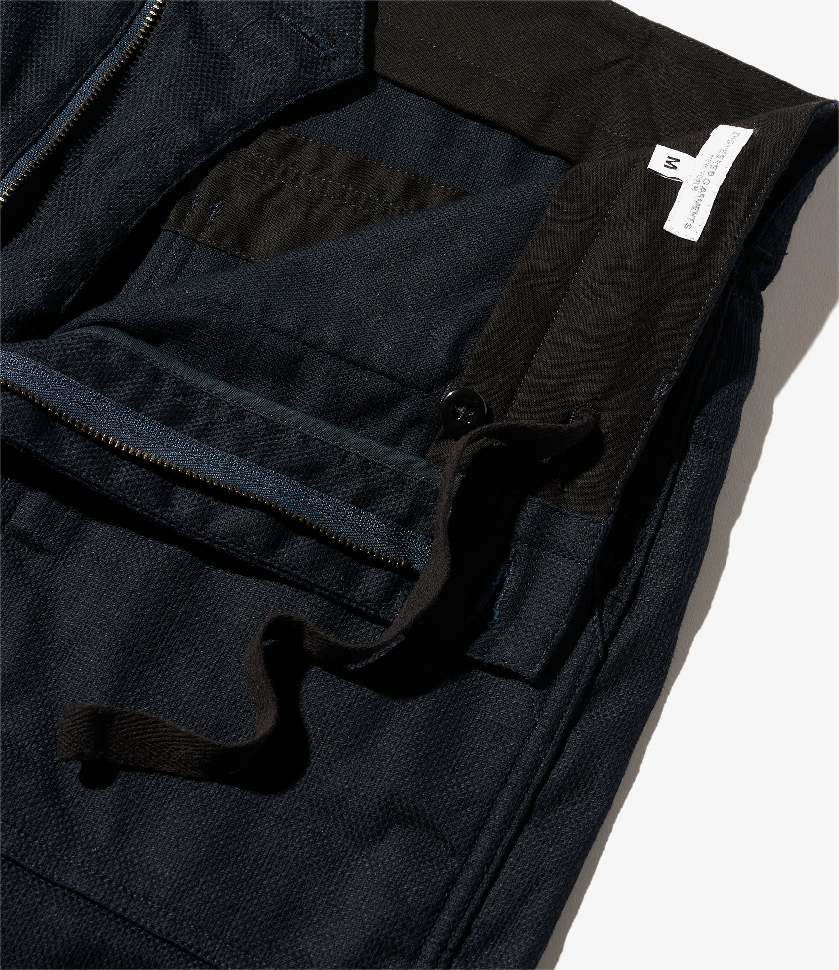 Premium Fatigue Shorts for Men - Dark Navy Cotton Linen Blend Comfortable Casual Wear | Perfect for Lounging, Travel & Summer Outfits