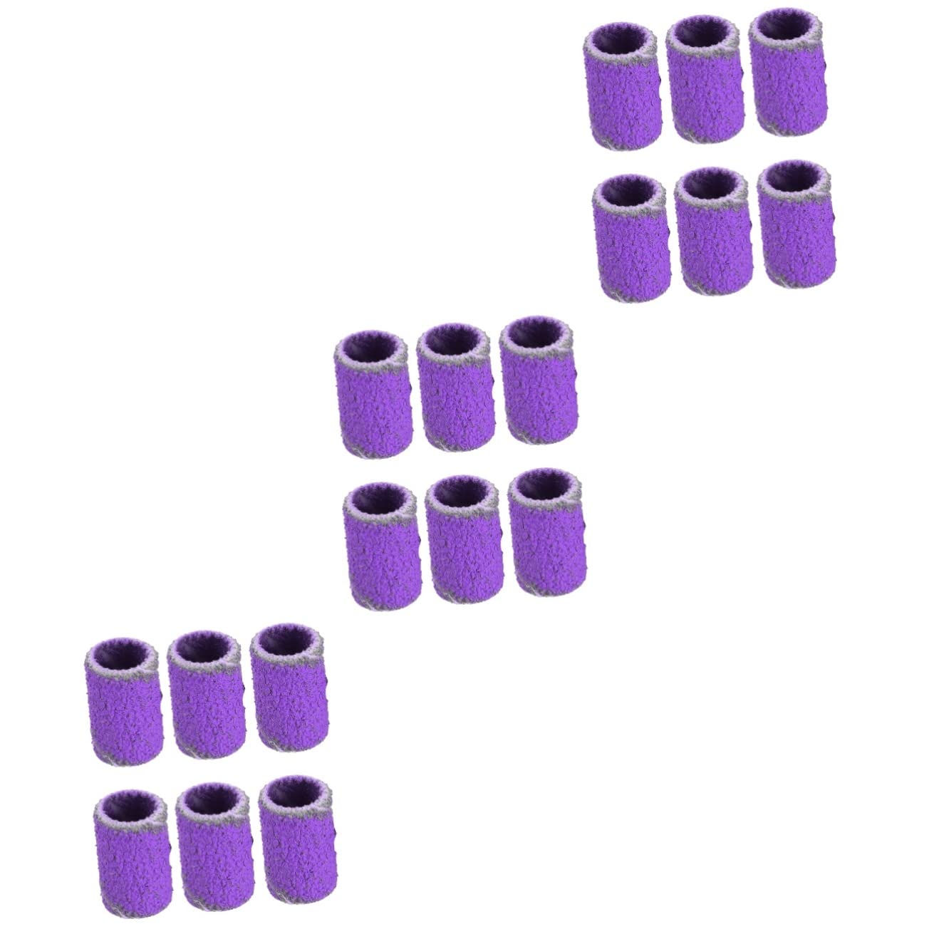 Minkissy 3 Sets Nail Drill Sanding Bands - 100pcs Fine Nail Grinding Heads & Sanding Belts for Professional Nail Art & Manicure - Perfect for Salon, Home Use & DIY Nail Care