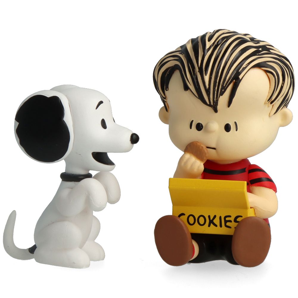 Vintage 50's Snoopy & Linus Figurine - Peanuts Series 12 UDF Collectible for Home Decor, Office Display, and Gift for Peanuts Fans