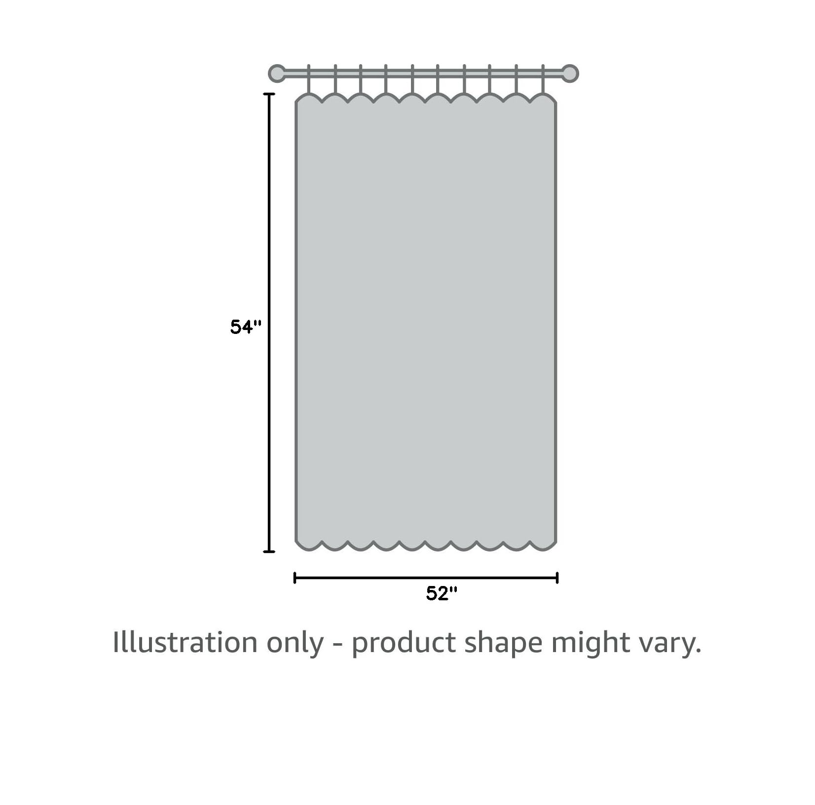 H.VERSAILTEX 100% Blackout Curtains for Bedroom & Living Room - Thermal Insulated Window Drapes with Black Liner, 54 Inches Long, Full Room Darkening, Back Tab/Rod Pocket Design, 2 Panels in Dove Grey - Perfect for Light Sleepers, Home Theater & Energy Efficiency