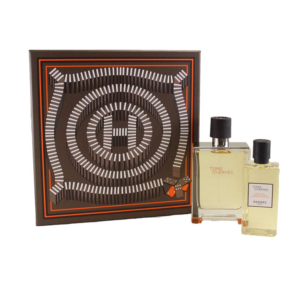 Hermes Terre D'Hermes 2-Piece Cologne Gift Set for Men - Eau de Toilette Spray & After Shave Balm - Perfect for Gifts, Birthdays & Special Occasions