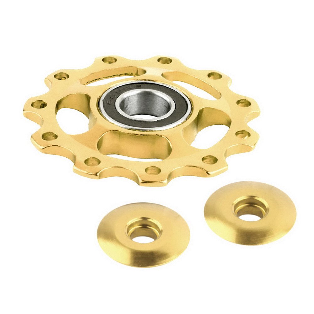Premium 11-Tooth Ceramic Bearing MTB Derailleur Pulley Wheel - High-Performance Mountain Bike Accessories for Smooth Shifting & Durability | Ideal for Off-Road Trails, Downhill Racing & Bicycle Maintenance