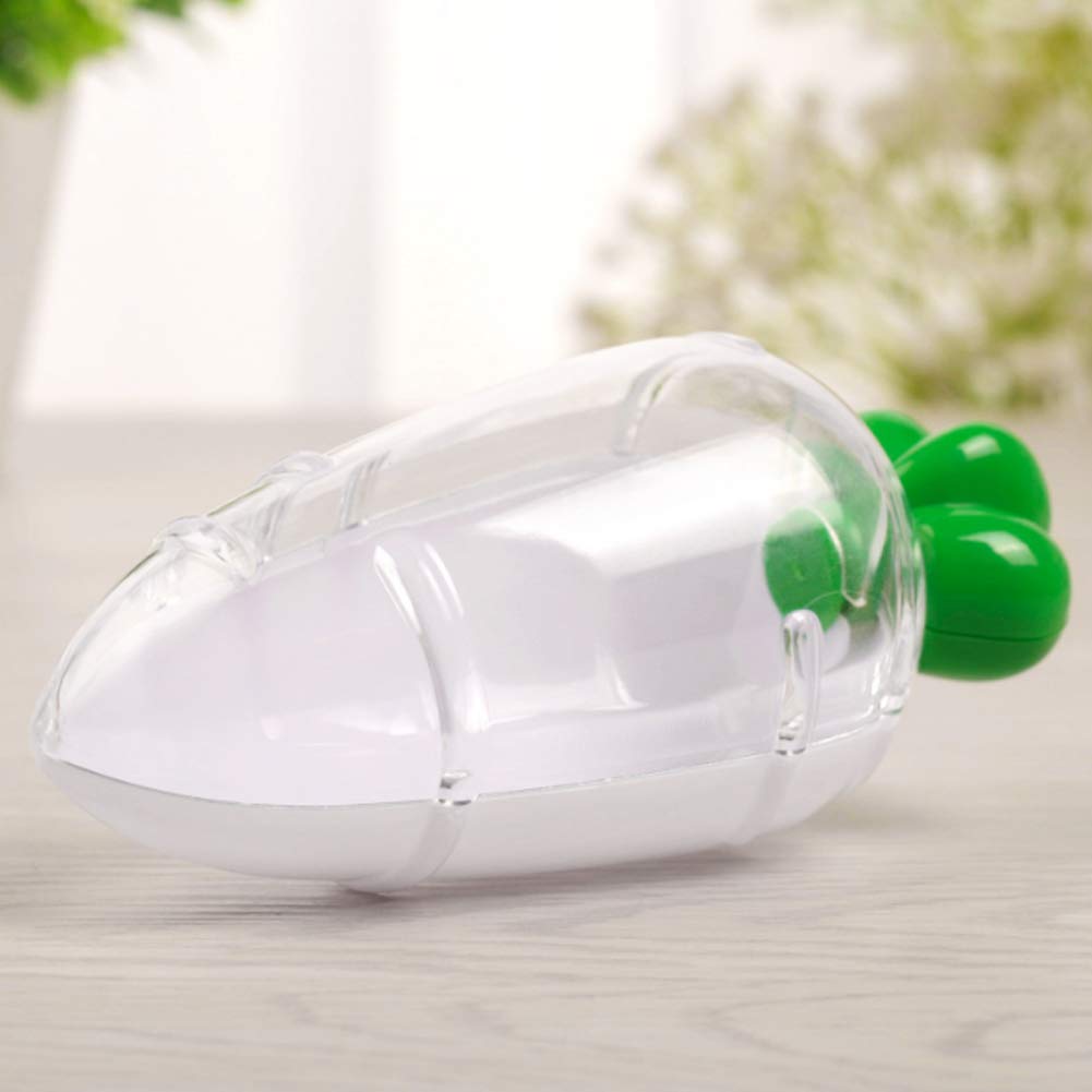10PCS Non-Toxic Transparent Carrot-Shaped Plastic Gift Boxes for Wedding, Christening & Festive Occasions - Perfect for Party Favors, Baby Showers & Holiday Gifts