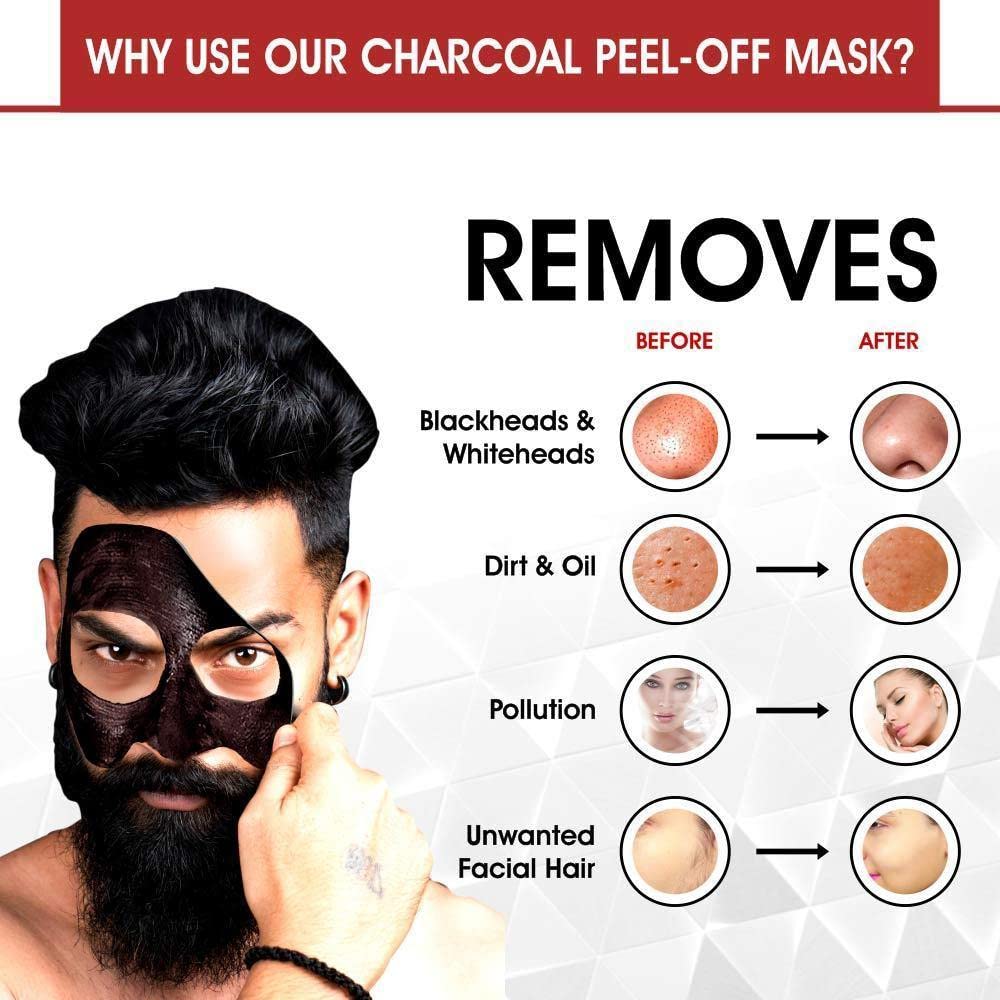 Deep Cleansing Charcoal Blackhead Mask Cream - Purifying Face Mask for Excess Dirt & Oil Removal, Blackhead Remover (2-Pack) | Perfect for Acne-Prone Skin & Daily Skincare Routine