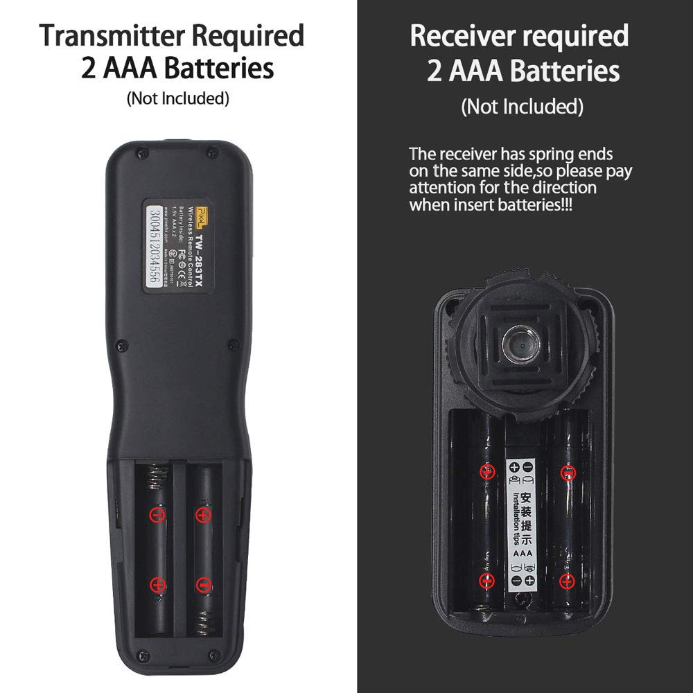 Pixel Wireless Shutter Release Remote Control Timer TW-283 UC1 for Olympus Cameras - Perfect for Time-Lapse, Group Photos & Hands-Free Shooting