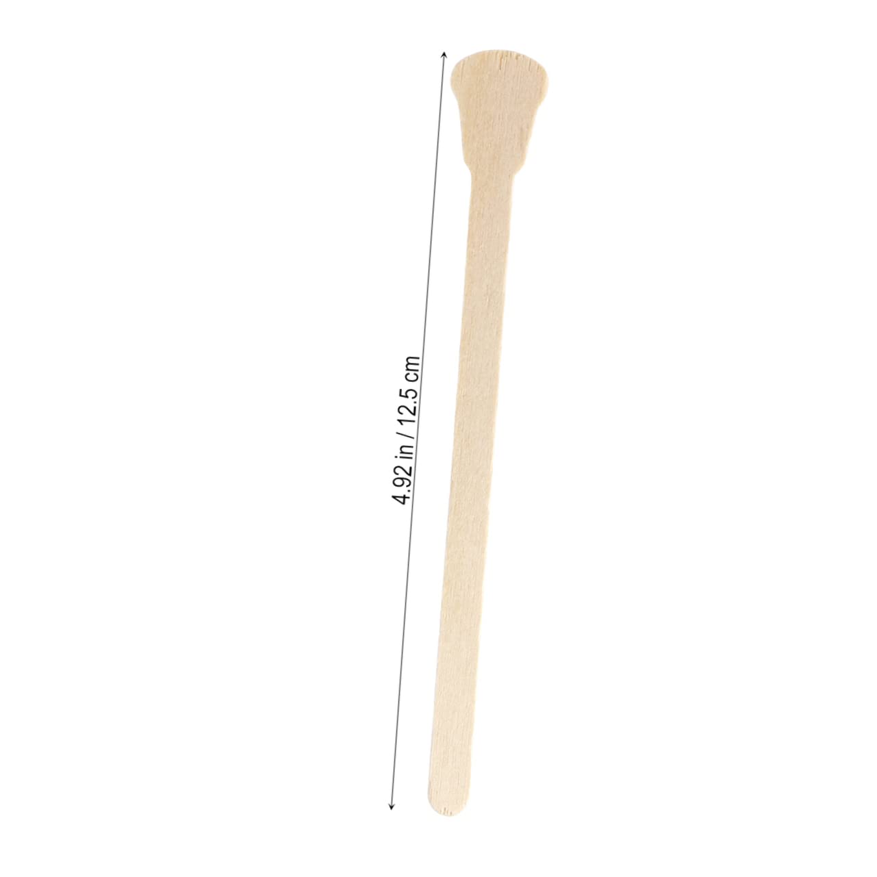 FRCOLOR 50-Piece Wooden Eyebrow Spatula Set - Professional Eyebrow Shaping & Hair Removal Tools for Salon, Home Use, and DIY Beauty Care