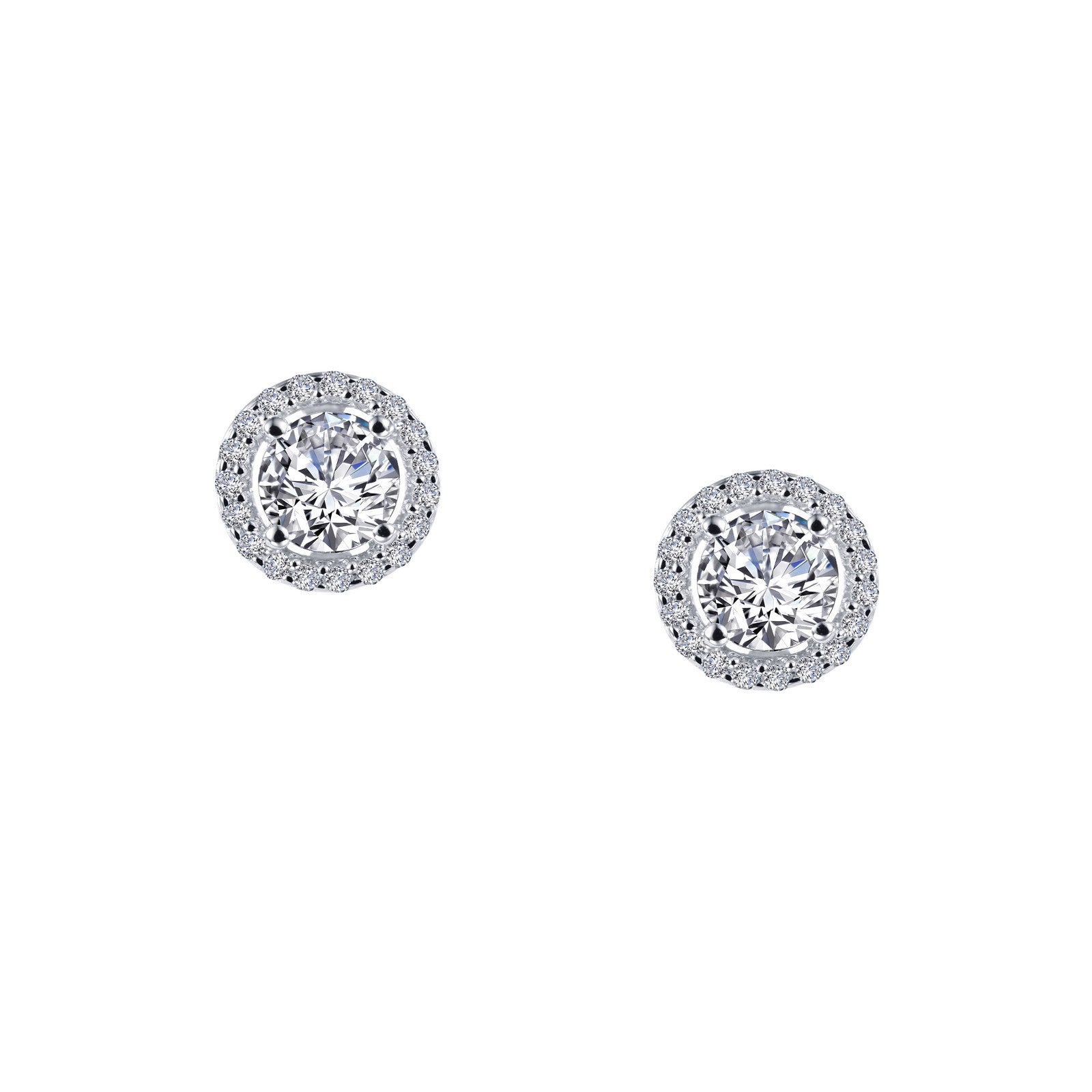1.3 CTW Diamond Halo Stud Earrings for Women - Elegant & Sparkling Jewelry for Everyday Wear, Parties & Special Occasions