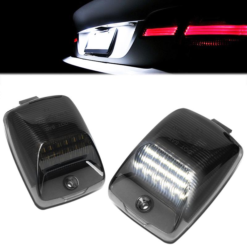 2005-2015 Toyota Tacoma & 2000-2013 Tundra White LED License Plate Lights - Bright Replacement Bulbs for Nighttime Visibility & Enhanced Style