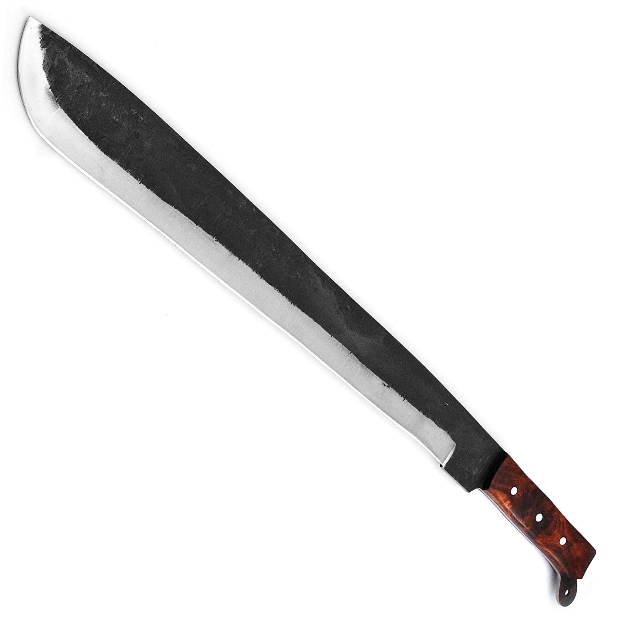 Extra Long Carbon Steel Full Tang Outdoor Bush Machete with Sheath - Heavy Duty Survival Knife for Camping, Hunting & Wilderness Survival
