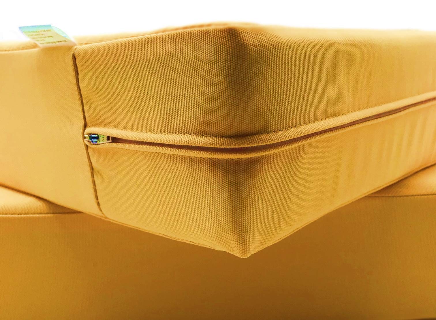 Sunflower Yellow Outdoor Waterproof Patio Chair Cushion Covers (22x20x4 Inches, Set of 2) - Durable & Weather-Resistant Seat Pillows for Garden, Poolside, Deck, and Patio Furniture