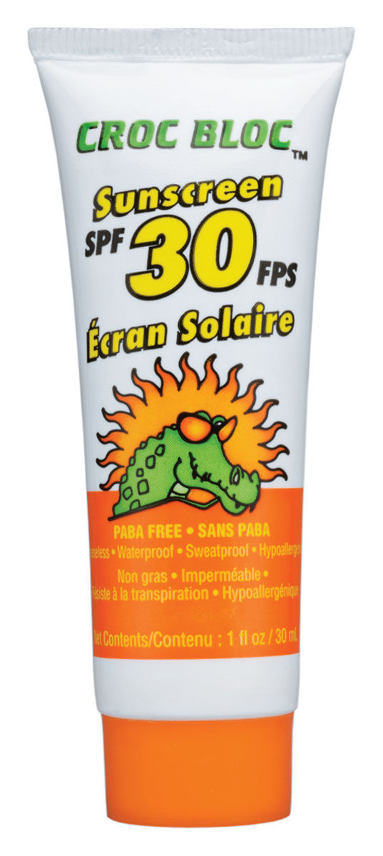 CROC BLOC SPF 30 Sunscreen Lotion 30mL - Waterproof & Reef-Safe Sun Protection for Swimming, Surfing & Outdoor Activities