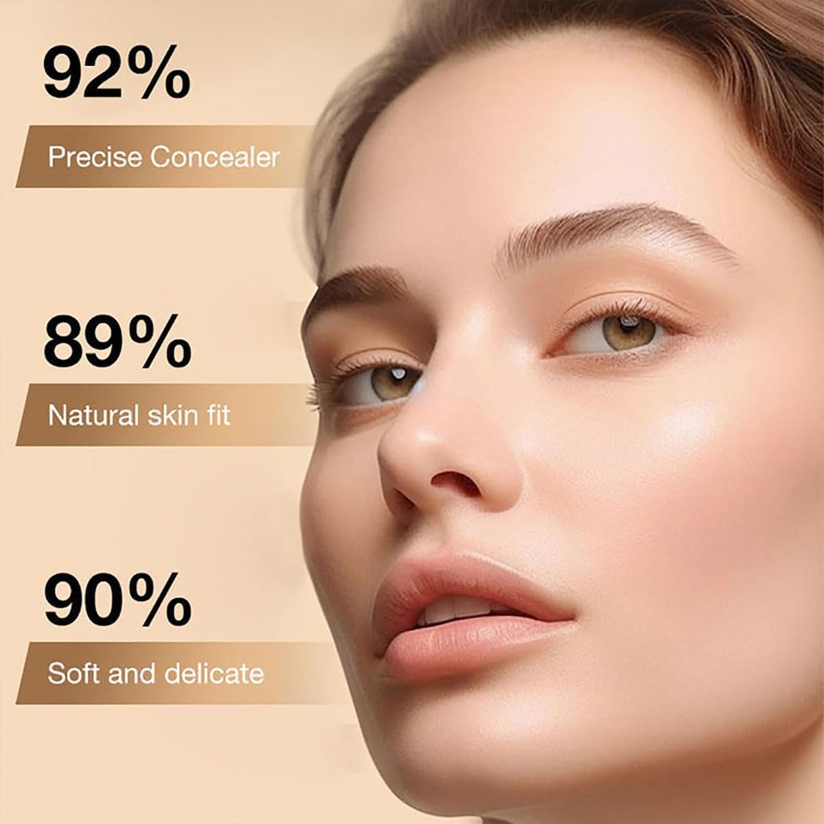Eternipeace Korean Foundation Stick - Hydrating, Lightweight & Anti-Wrinkle for Flawless Coverage (Natural)