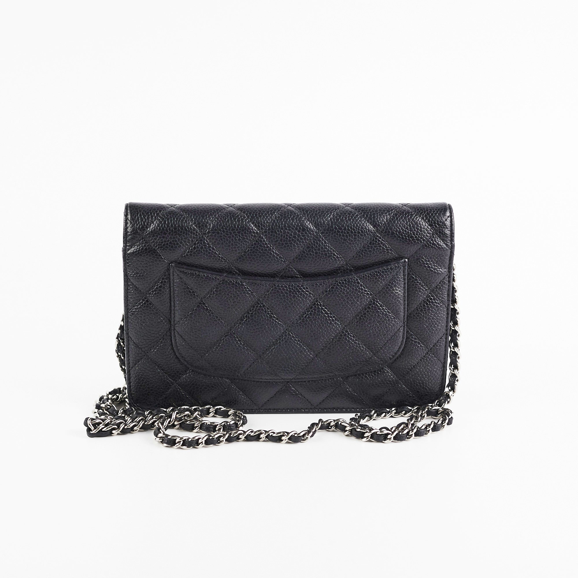Chanel Caviar Leather Wallet on Chain WOC Crossbody Bag in Black | Luxury Designer Handbag for Women | Perfect for Evening Events, Parties & Daily Use