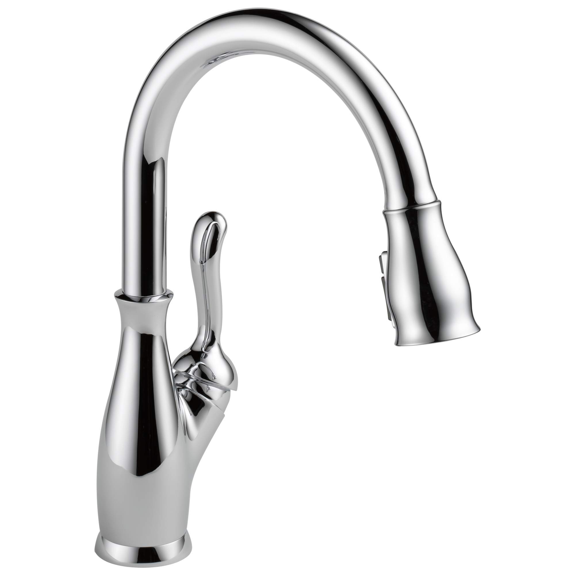Delta Leland Chrome Pull-Down Kitchen Faucet with Magnetic Docking Spray Head - 9178-DST | Modern Kitchen Sink Faucet for Easy Cleaning & Cooking | Perfect for Home, Restaurant & Commercial Use