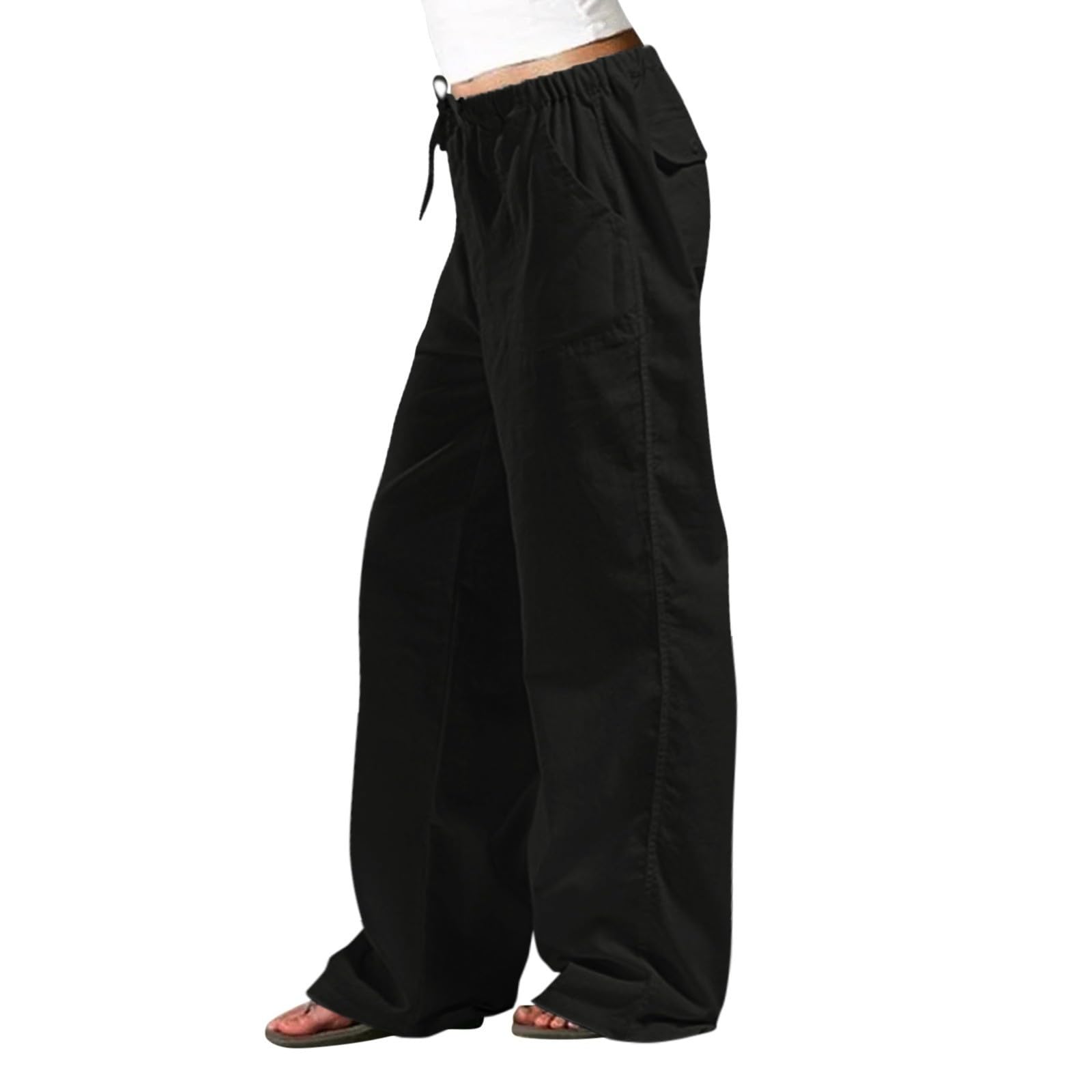 2024 Women's Linen Pants - Sexy & Comfortable Summer Boho Pants, Breathable Cotton Linen Blend, Loose Fit Casual Trousers for Beach, Travel & Yoga