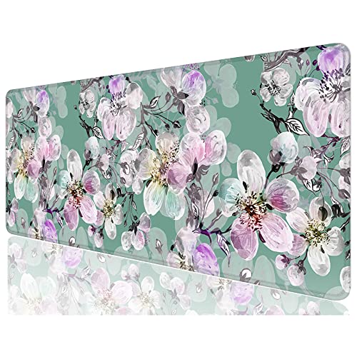 Green Pink Peach Blossom