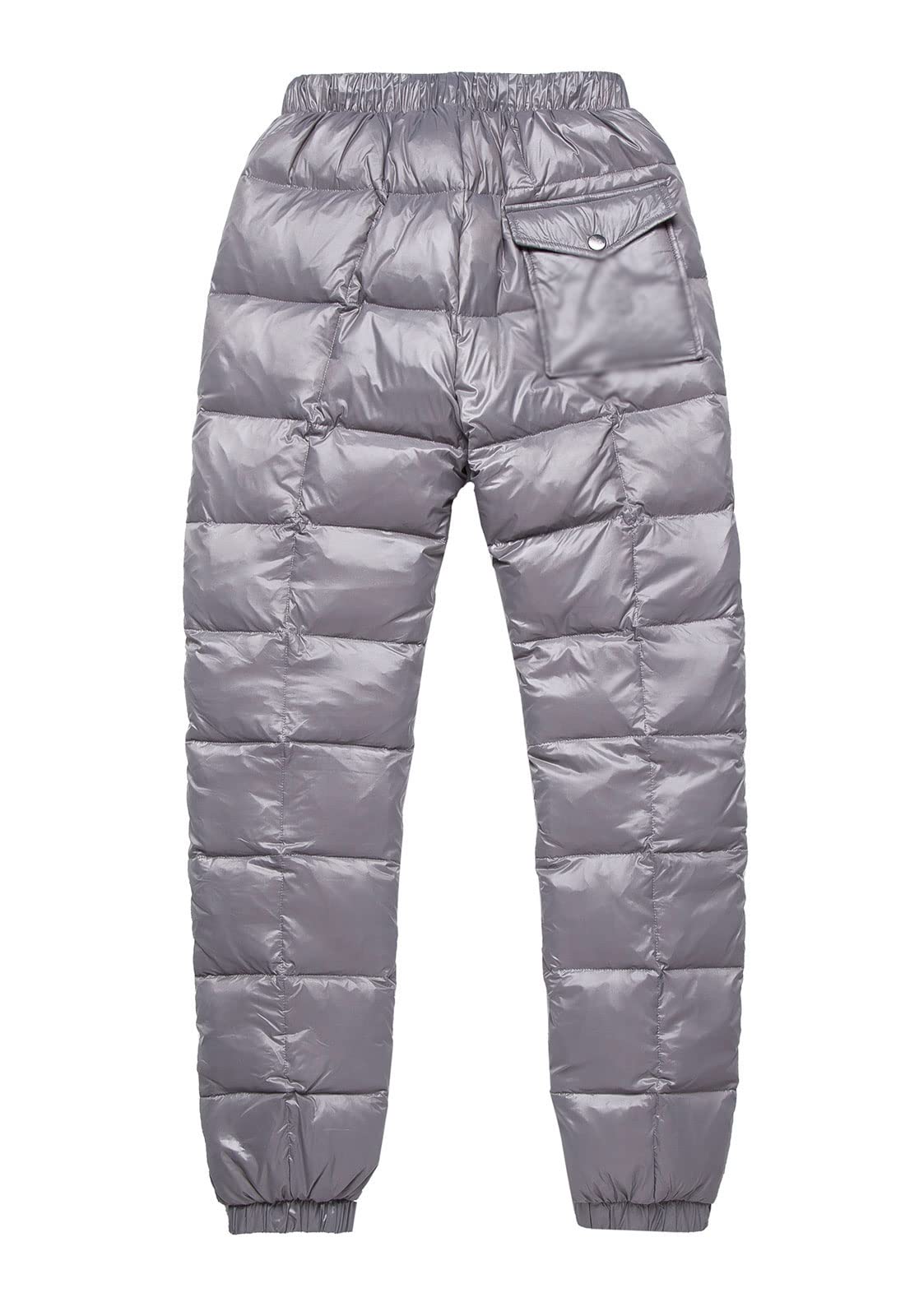 Flygo Women's Packable Winter Warm Snow Pants - Waterproof Insulated Ski Trousers with Utility Pockets for Cold Weather | Perfect for Skiing, Snowboarding & Outdoor Winter Activities