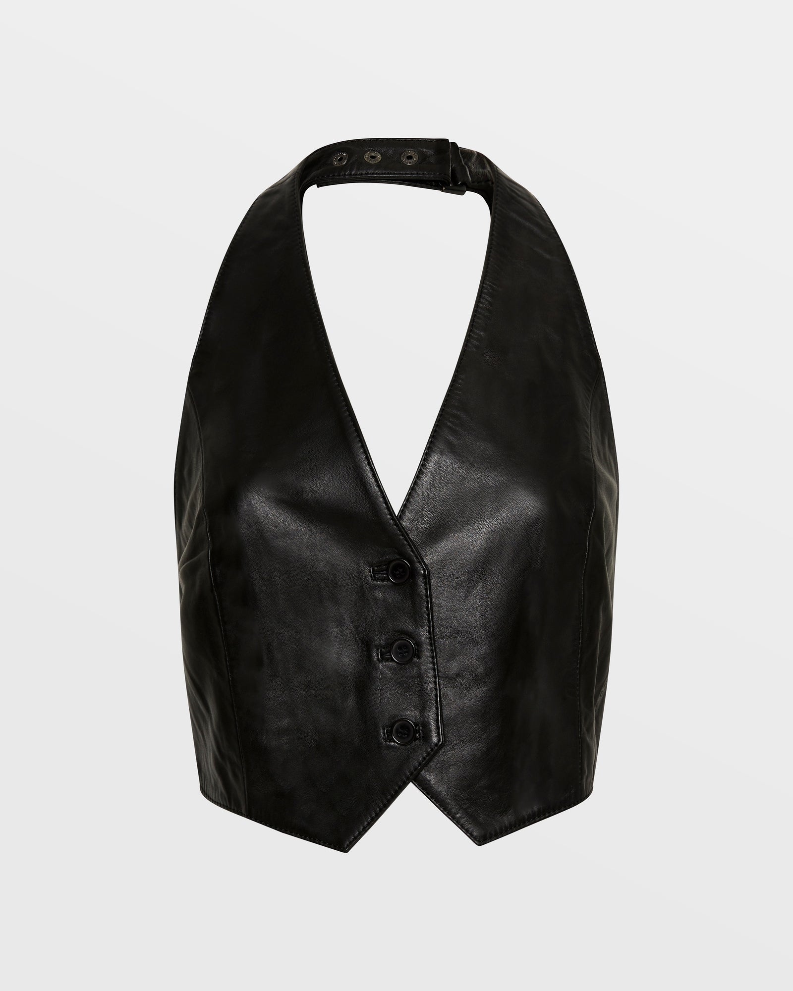 Brazen Leather Waistcoat for Men & Women - Premium Black Vest for Fashion & Style | Perfect for Casual Outfits, Parties & Formal Events